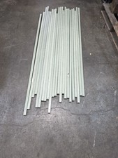 Square Fiberglass Hollow Tube 3/4" I.D. x 1" O.D. x 5' LONG 1/8" Wall LOT OF 23