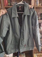 Dickies Insulated Eisenhower Front Zip Jacket - Green, Size L