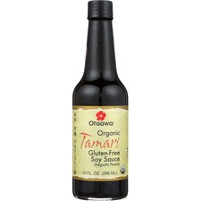 Organic Tamari Gluten-Free Soy Sauce By Ohsawa 10 Oz Bottle