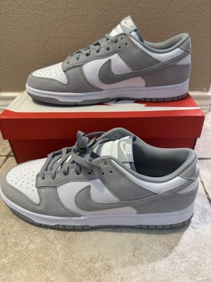 Nike Dunk Low Retro SE White Light Pumice FQ8249-101 Suede  display picture 1