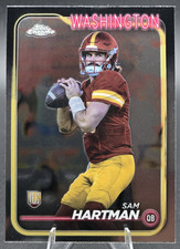 2024 Topps Chrome Sam Hartman #235 Rookie RC - Redskins