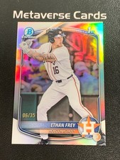 2025 Bowman Chrome Draft 1st Prospects Ethan Frey Logofractor 6/35