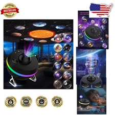 Star Projector Galaxy Light: 4K HD, Quiet, Modern Style, Bedroom Gift