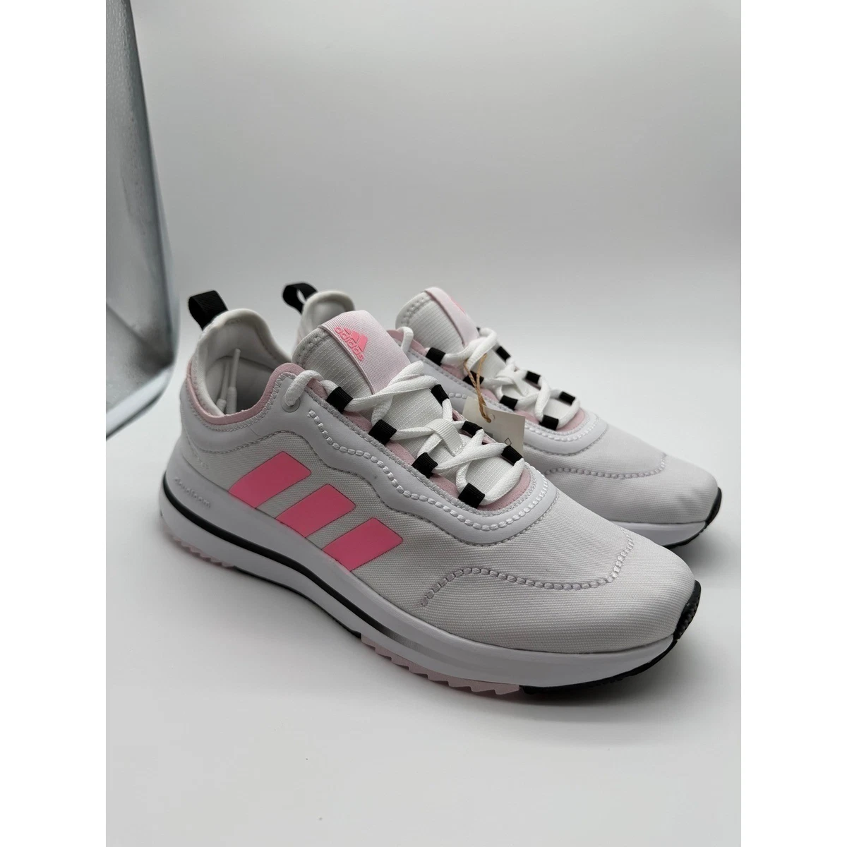 adidas gazelle silver green womens adidas Adizero Evo SL Shoes - Women's - Lucid Pink / Core Black / Cloud White main image 0