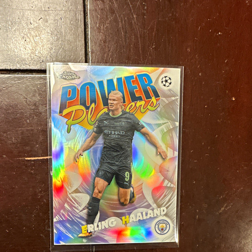 2026 Topps Chrome UCL Erling Haaland Man City #PP-6 Power Players Insert