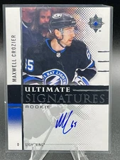2024-25 Ultimate Maxwell Crozier Ultimate Signatures RookieTB Lightning Auto RC