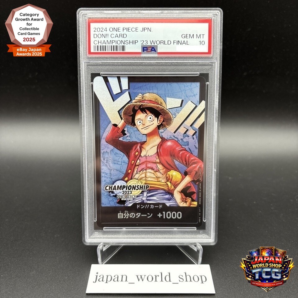 PSA 10 Don!! Card Luffy Championship 2023 World Final Prize One