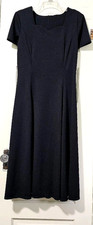 FLASH SALE!! Cousins Concert Attire CLASSIC Long Dress 10 Medium BLACK Short Slv