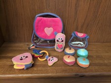 Melissa Doug Pretty Purse Fill Spill Soft Plush Toys Phone Coins Keys Mirror