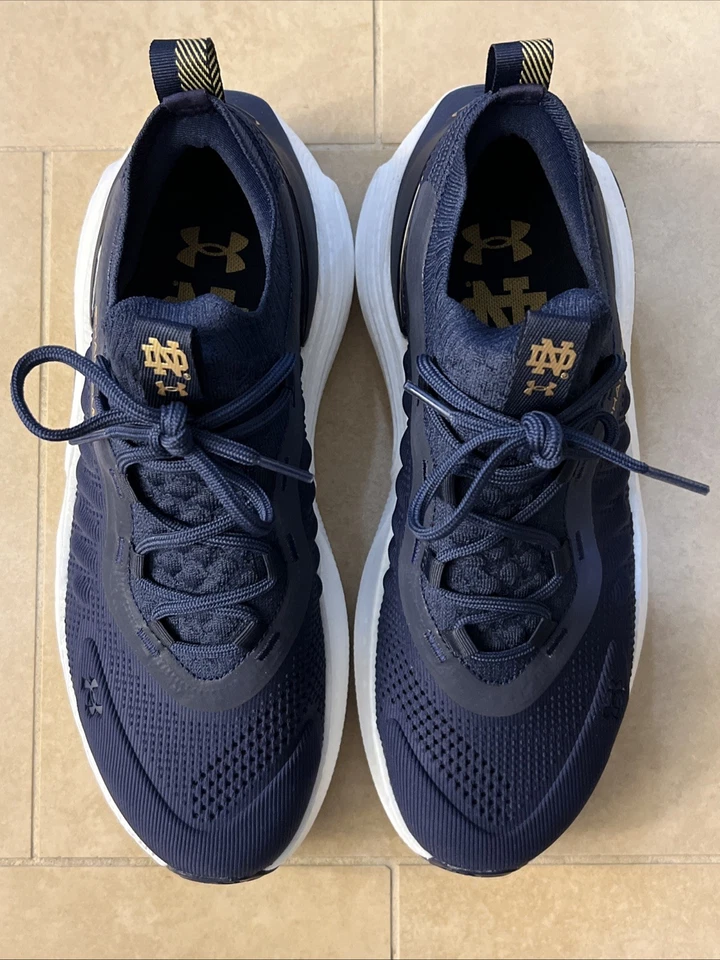 Zapatos Notre Dame Under Armour Phantom 4 para hombre 8,5 azul marino Foto 2 de 4