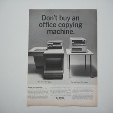 914 Copier Ad 1964 Xerox Office Equipment Vintage Magazine Print