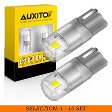 2-20x T10 Led Bulb 6000k Cool White 360 Lighting 194 W5w Side Marker Door Light