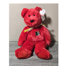 TY Beanie Buddies Osito Bear 13  Mexico Flag 1999 Vintage Plush w/ Tags MWMT