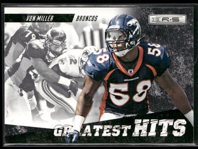 2012 Panini Rookies & Stars Von Miller #6 Greatest Hits Black /100 Broncos