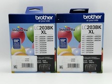 Brother Genuine LC2032PK XL Black Printer Ink Cartridges - 2pk