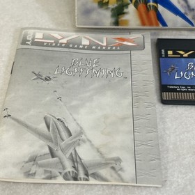 Blue Lightning Atari Lynx Complete With Manual And Box