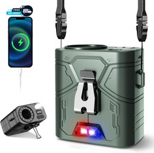 20000Mah Portable Waist Fan Clip On Wearable Belt Fan with 5 Speed 20000RPM