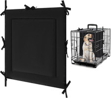 Dog Crate Divider Panel Black Thick Dog Kennel Divider Ties Puppy Accessories