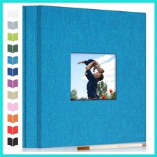 Photo Album Self Adhesive Scrapbook Album for 3x5 4x6 5x7 8x10 Pictures,40 Pa...