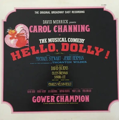 LP Jerry Herman , Carol Channing Hello Dolly - The Original Broadway Cast Recor