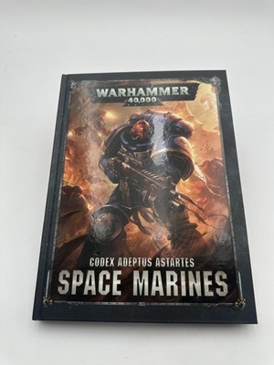 Warhammer 40K Codex Adeptus Astartes Space Marines Games Workshop 2017 Black HC