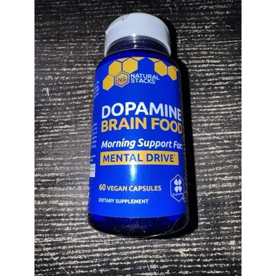 Natural Stacks Dopamine Vitamin Mental Drive Capsules - 60 Count