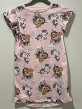 Paw Patrol Pink Skye Girls Nightgown Size 4-5 Years Old