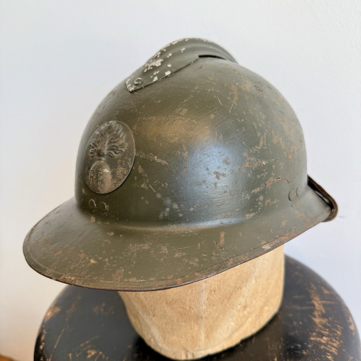 Original WWII French M26 Adrian Helmet Complete | eBay