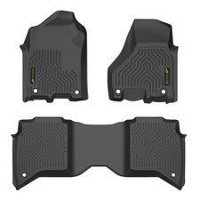 TPE Floor Mats Fit Dodge Ram 2500 3500 Crew Cab 2019-2024 3PCS