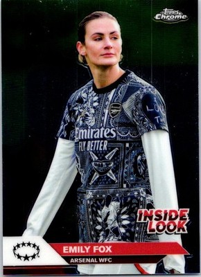 2024-25 TOPPS CHROME UEFA WOMEN 'S INSIDE LOOK #IL8 EMILY FOX