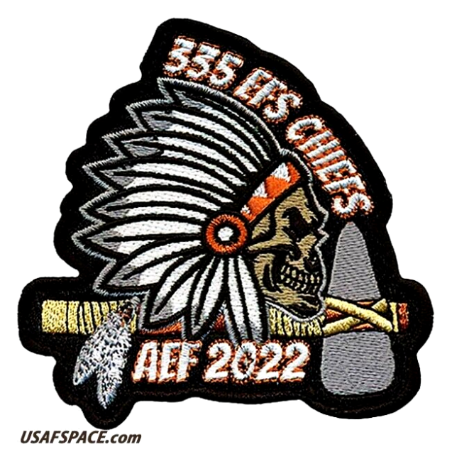 USAF 335th FIGHTER SQ-F-15E-AEF 2022-Seymour Johnson AFB NC- ORIGINAL VEL PATCH