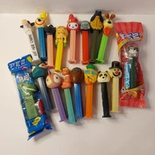 Lot of 17 Various Vtg Pez Dispensers - Christmas, Bug, Cars, Chik-Fil-A +More