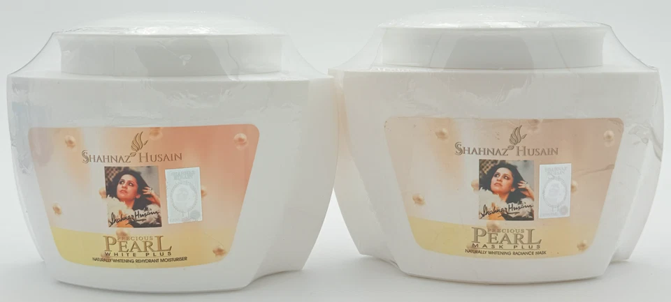 SHAHNAZ HUSAIN SALON SIZE PRECIOUS PEARL FACIAL KIT (500 GM CREAM + 500 GM MASK) - Изображение 2 из 2