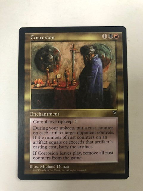 1x Corrosion 1996 Visions Magic Cards, COMBINED SHIPPING