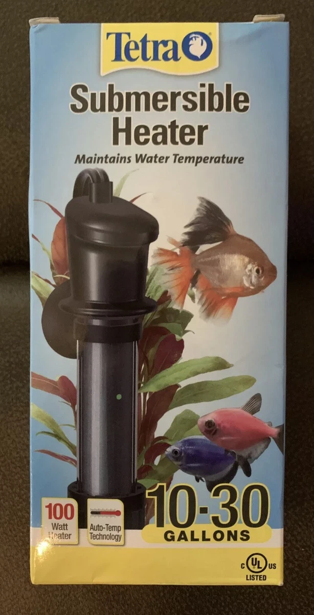 NEW” Tetra Submersible Aquarium Heater 100W - 10-30 Gallon Fish