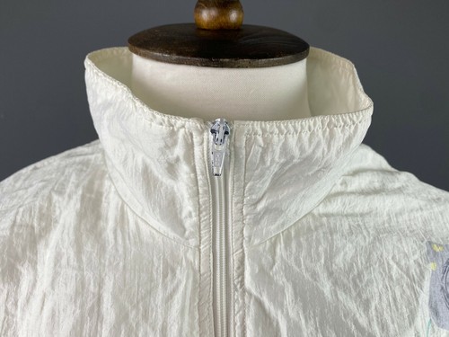 Vintage Rare Adidas Originals White Zip Up Track Jacket D 44 F 40 - Picture 3 of 11