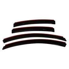 Avs Frontrear In-channel Smoke Acrylic Window Ventvisors For 11-17 Buick Regal