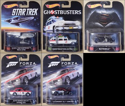 Hot Wheels RETRO ENTERTAINMENT Pick Your Car(s) See Description