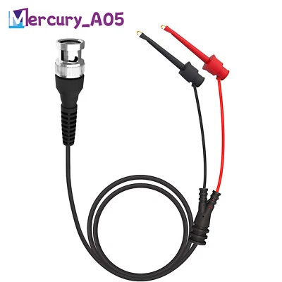 PEAKELECT BNC Stecker auf Dual Mini Grabber-Testhaken Klemmenkabel für Oszilloskop