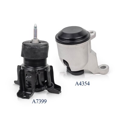 2pcs Front & Front R Engine Motor Mounts for 09-14 Nissan Murano 3.5L Auto Trans