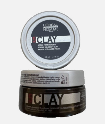 L'Oreal Professionnel Homme Clay Men s Styling Provides Strong Hold and Matte