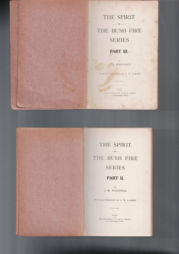 AUSTRALIAN POETRY ,THE SPIRIT OF THE BUSH FIRE SERIES parts II & III c 1911-12 - Picture 2 of 2