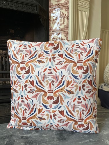 Minimal Leaves Illustration Print Cushion Covers, Double Sided, Modern Chic - Picture 5 of 12