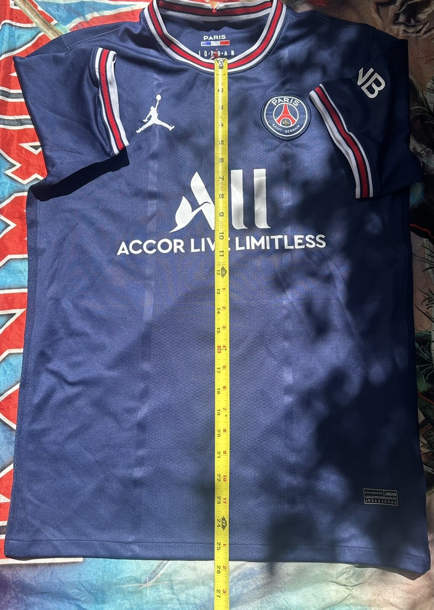 サッカー・フットサル 美品 NIKE JORDAN M PSG 21-22 メッシ 30