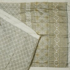Namaste Vintage Green Sarees 100 Pure Silk Printed Indian Sari 5YD Craft Fabric