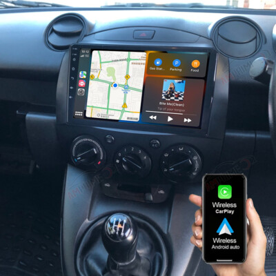 Für Mazda 2 2007-2013 9'' Autoradio Android 15 GPS Sat Nav RDS 2+64G WIFI CarPlay