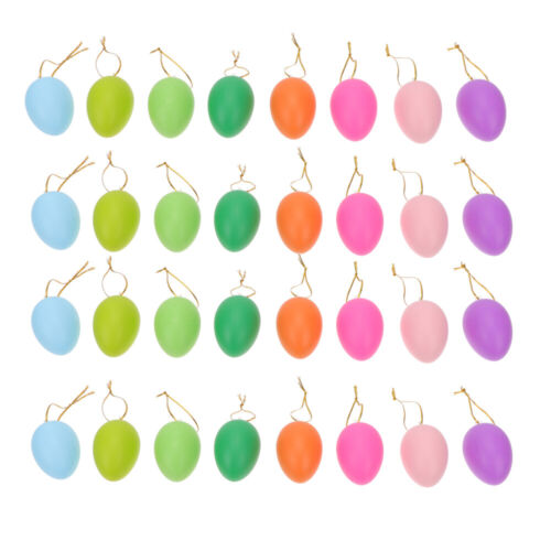 32pcs Egg Hanging Ornaments for Party Supplies and Gifts - Photo 1 sur 12