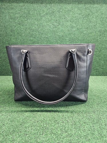 DAGNE DOVER/SIGNATURE LEGEND BLACK Coated Canvas/Large Laptop Tote Brief Bag - Picture 6 of 24