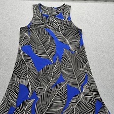 Nine West Women's 4 Black Leaves Dress