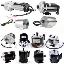 350W 500W 600W 1000W 3000W 24V 36V 72V DC Motor for Go Cart Golf Trike 3 Wheeler